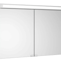 Keuco Royal E-One 44302171301 Зеркальный шкаф с подсветкой 80*70 см (алюминий)