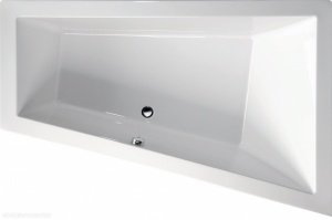 Акриловая ванна ALPEN Triangl 180 R 20611, цвет - euro white (европейский белый)