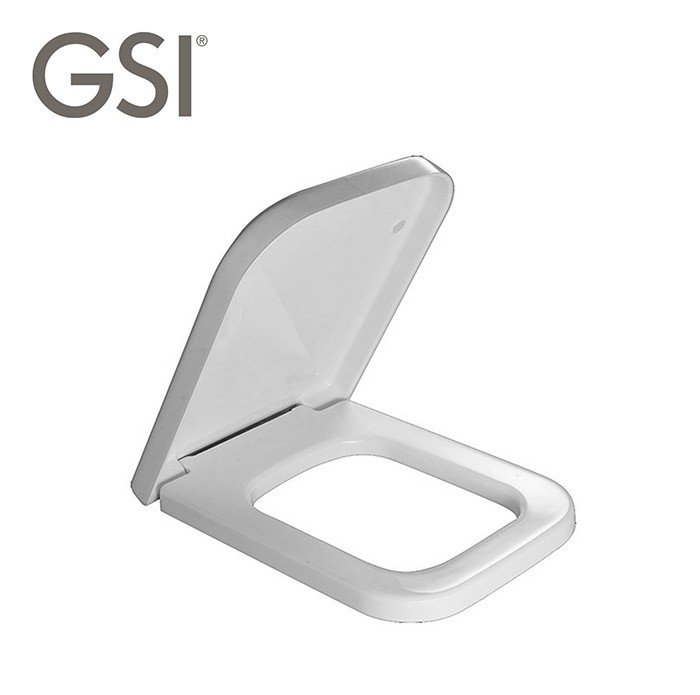 GSI ceramica TRACCIA MS69CN11 Сиденье с крышкой для унитаза Soft Close (белый хром