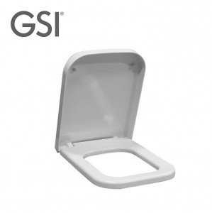 GSI ceramica TRACCIA MS69CN11 - Сиденье с крышкой для унитаза | Soft Close (белый | хром)