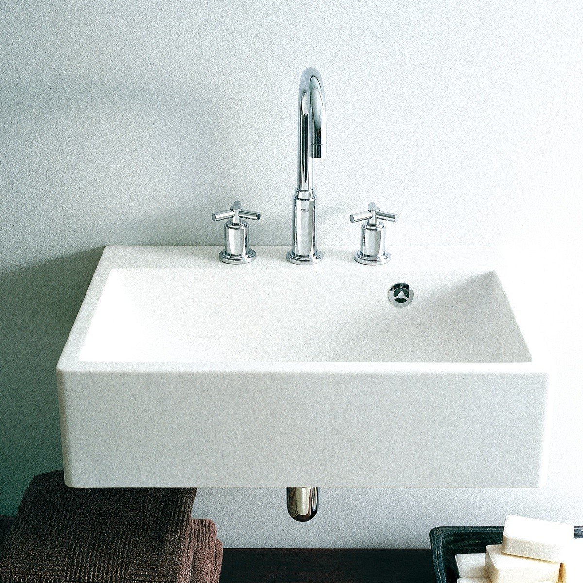 GROHE Atrio 20008000 Смеситель для раковины на три отверстия (хром), в ...