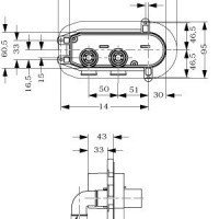 Ideal Standard Simply U A4491NU Внутренний механизм смесителя для раковины