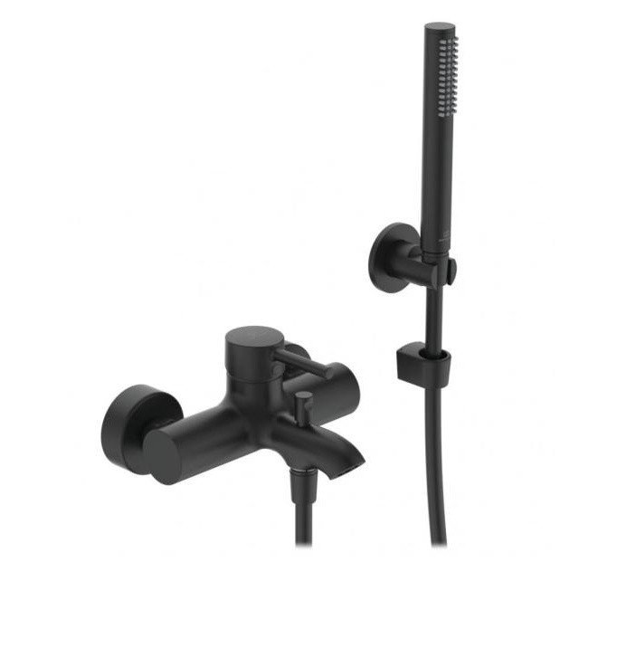 Ideal Standard CERALINE BC270XG Смеситель для ванны с душем (черный матовый)