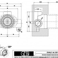 Встроенный механизм 23112 031 Gessi смесителя
