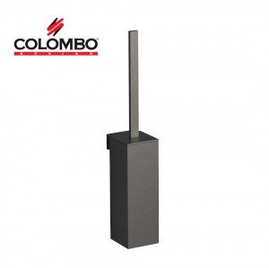 Colombo Design LOOK B1607.GM  - Ершик для унитаза | настенный  Graphite Matt (графит шлифованный)