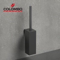 Colombo Design LOOK B1607.GM - Ершик для унитаза | настенный Graphite Matt (графит шлифованный)