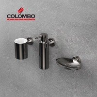 Colombo Design PLUS W4981.GL - Дозатор для жидкого мыла 150 мл (Графит полированный)