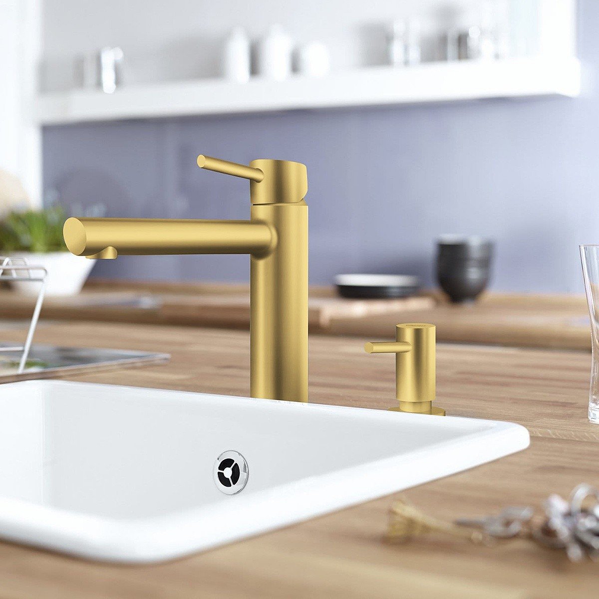GROHE Cosmopolitan 40535GN0 Дозатор для жидкого мыла (золото ...