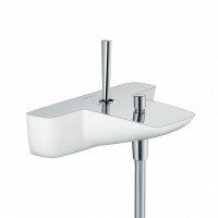 Hansgrohe PuraVida 15472400 - Смеситель для ванны (белый | хром)