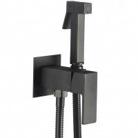 Savol S-FXQ008H Гигиенический душ - комплект со смесителем (чёрный матовый)