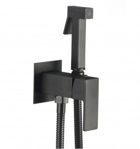 Savol S-FXQ008H Гигиенический душ - комплект со смесителем (чёрный матовый)