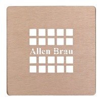 Allen Brau Priority 8.310N1-60 Накладка сифона для душевого поддона 127*127 мм (медь шлифованная)