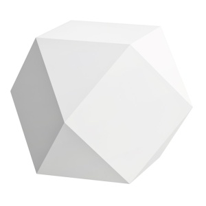Laufen Home Collection 8.7777.1.757.000.1 Керамический полигедрон "IKOS" 35*35*35 см (белый матовый)