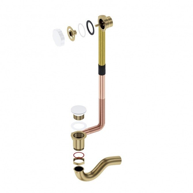 Timo 8004/16 Слив-перелив для ванны (белый глянцевый), в интернет ...