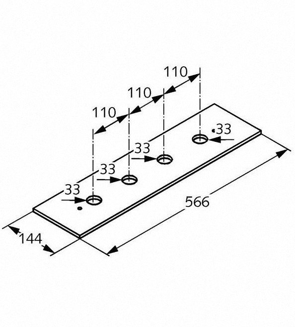 KLUDI JOOP! 1602105 Декоративная накладка для врезного смесителя (хром ...