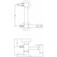 ESKO SMH02 Гигиенический душ - комплект со смесителем (хром)