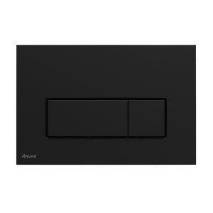 Ravak Uni Slim X01744 Накладная панель смыва для унтитаза (черный матовый)