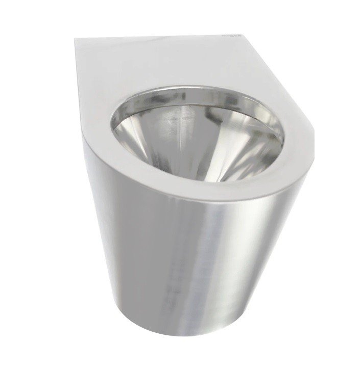 NOFER 13013.B Унитаз напольный (глянцевая нержавеющая сталь), купить в ...