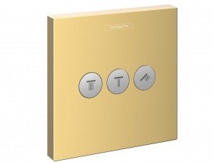 Hansgrohe ShowerSelect 15764990 Запорно-переключающее устройство полированное золото