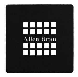Allen Brau Priority 8.310N1-BBA Накладка сифона для душевого поддона 127*127 мм (чёрный шлифованный)