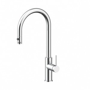 Paulmark GALANT Ga213077-CR Высокий смеситель для кухни с вытяжным изливом - с функцией подачи питьевой воды (хром)