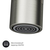 AM.PM Like F8006011 Высокий смеситель для кухни (хром сатин)