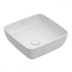 Villeroy Boch Artis 417841RW Раковина накладная для ванной комнаты 41х41 см (цвет белый камень - stone white ceramicplus)
