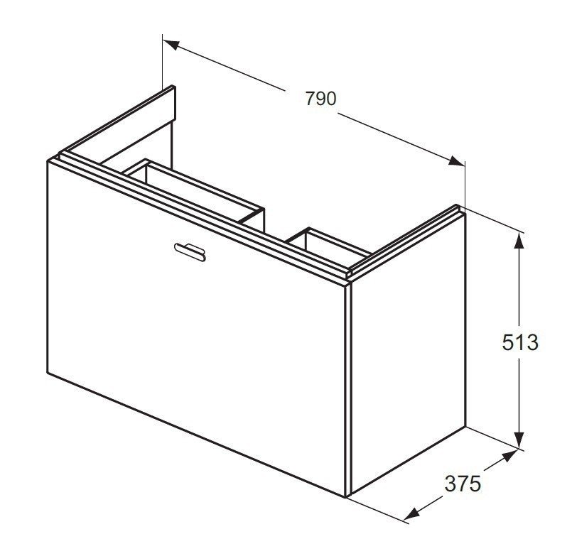 Подстолье под раковину C6746WG Ideal Standard Connect Space, в интернет ...