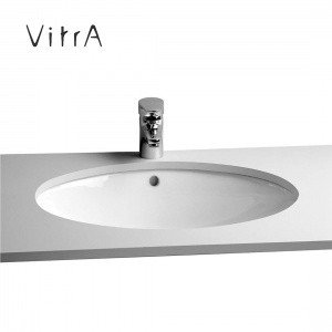 VITRA S20 6069B003-0012 - Врезная раковина для ванной комнаты 59*45 см | монтаж снизу столешницы
