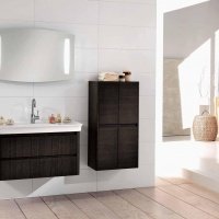 Berloni Bagno Tess 02 Комплект мебели для ванной комнаты на 100 см в комплекте с навесным шкафом