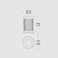 Colombo Design Hermitage B3341.OA - Стакан для зубных щеток | настольный (бронза)