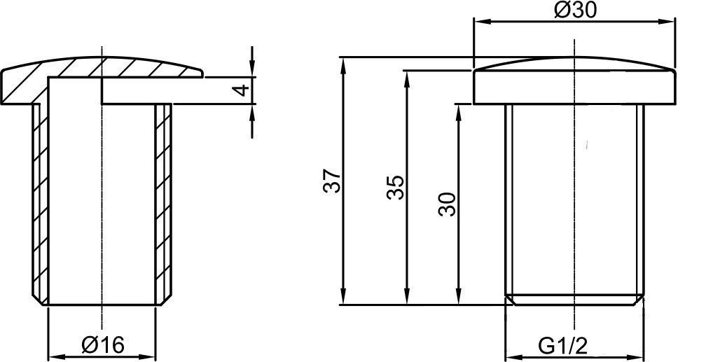 KOPFGESCHEIT KGA100 - Металлический сифон для раковины ...