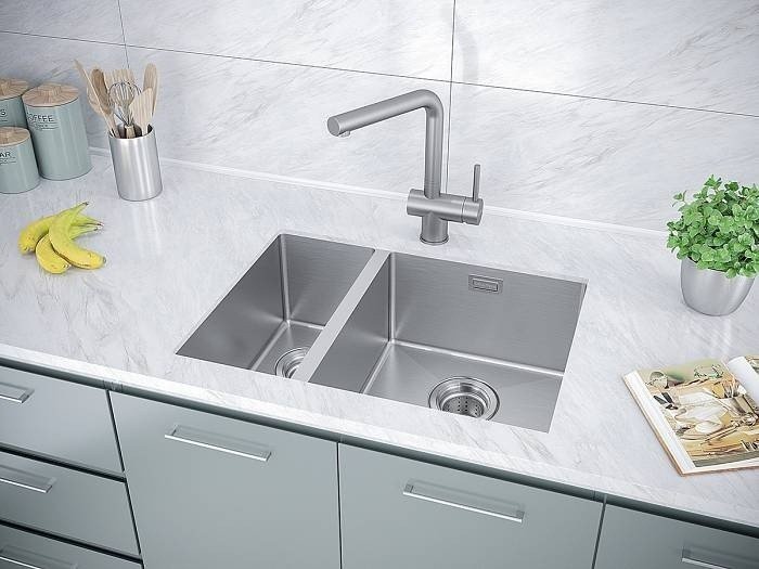 Paulmark ANNEX PM545944-BSR Мойка для кухни двойная правая 59*44 см ...