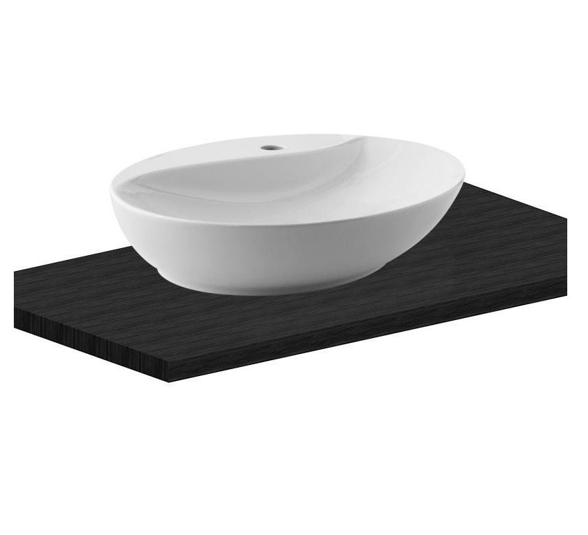 Scarabeo MOAI 8610 Раковина накладная 55*45 см (белый), купить в ...
