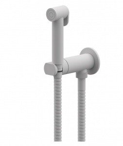 REMER Minimal N64WBO - Гигиенический душ в комплекте с прогрессивным смесителем (белый матовый)