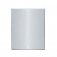Colombo Design Gallery B2044 - Зеркало для ванной комнаты 80*60 см | в металлической раме (нержавеющая сталь - полированная)