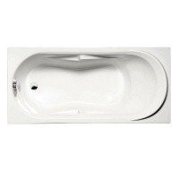 Акриловая ванна ALPEN Adriana 160 43111, гарантия 10 лет, прямоугольная форма, объём 185 литров, цвет - euro white (европейский белый)