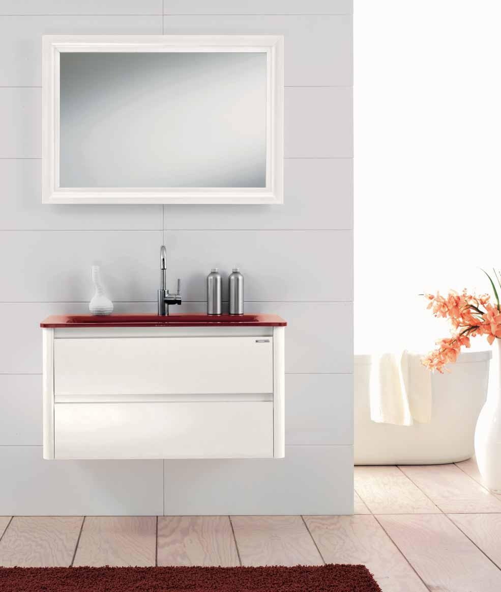 Berloni Bagno Tess 03 Мебель для ванной комнаты на 94 см, цвет: белый глянцевый (Италия)