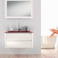 Berloni Bagno Tess 03 Мебель для ванной комнаты на 94 см, цвет: белый глянцевый (Италия)