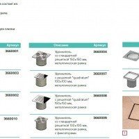 TECE Drainpoint S 3601400 Душевой трап низкий с горизонтальным выпуском