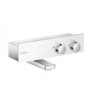 Термостатический смеситель для ванны 13107400 Hansgrohe ShowerTablet 350 (белый, хром)