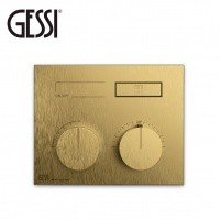 GESSI HI-FI Compact 63002 727 Термостатический смеситель для душа | Brushed Brass PVD (латунь шлифованная)