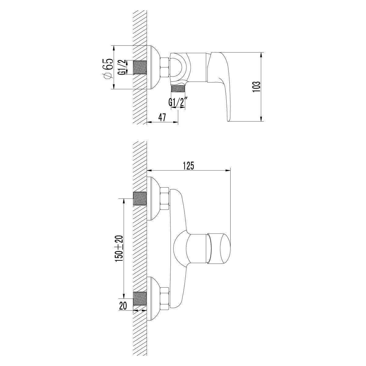 Lemark Pramen LM3303C - Смеситель для душа (Хром), купить в магазине ...