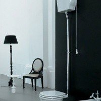 ArtCeram Hermitage HEV003 01 00+HEC004 01 00+HEA006 71 Унитаз с бачком на высокой трубе