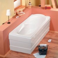 Акриловая ванна ALPEN Adriana 170 36111, гарантия 10 лет, прямоугольная форма, объём 200 литров, цвет - euro white (европейский белый)