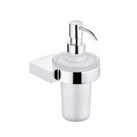 KLUDI A-XES 4897605 - Дозатор жидкого мыла (хром | матовое стекло)