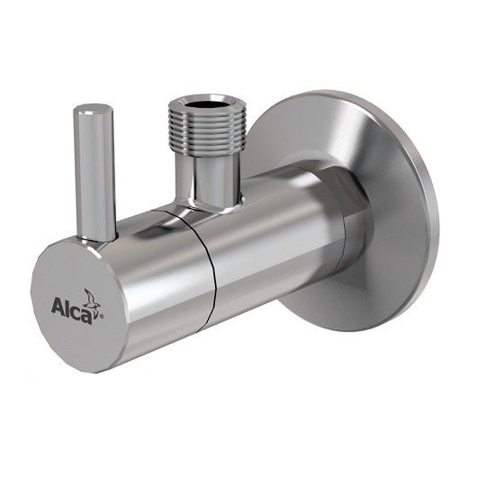 AlcaPlast ARV001 Угловой вентиль для подключения смесителя ½ * ⅜ (хром ...