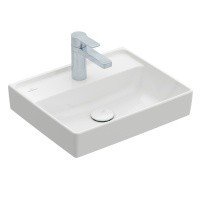 Villeroy Boch Collaro 433446RW Раковина компактная для ванной комнаты 450x370 мм ceramicplus (белый камень).