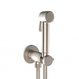 Bossini Paloma Brass E37005B.070 Гигиенический душ - комплект с прогрессивным смесителем (никель матовый)