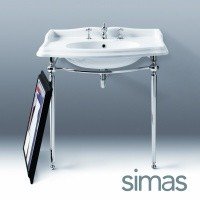 SIMAS Arcade ARCG2 CR - Металлическая консоль для раковины (хром)